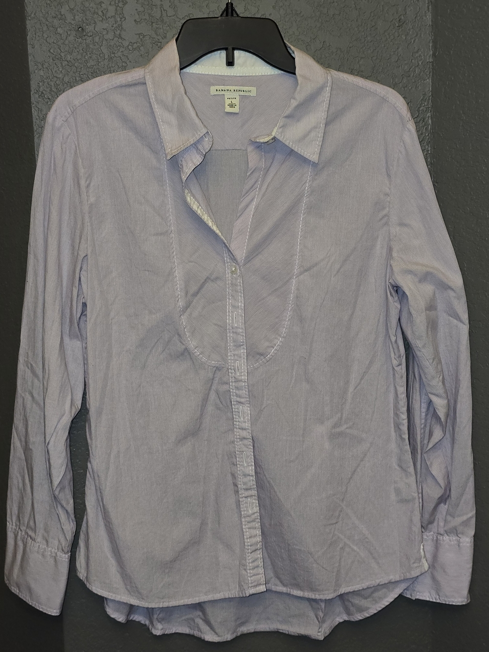 Banana Republic Men's Lavender Button-Down Shirt